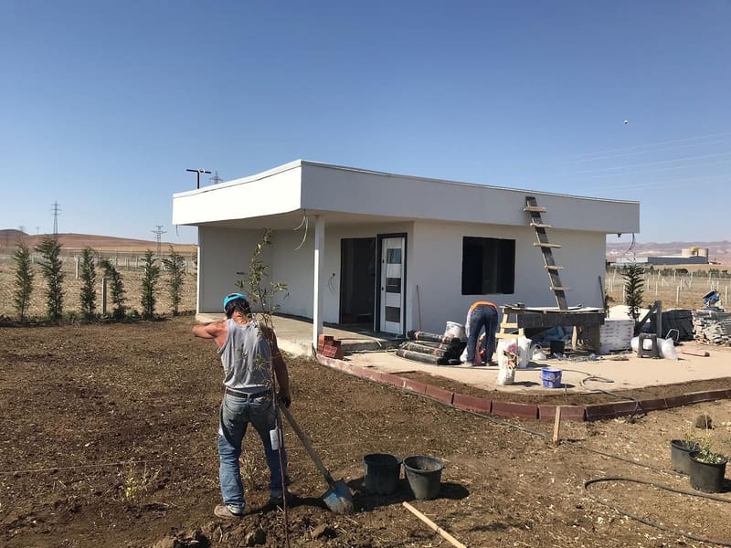 Cephe ve bahçe hazırlığı