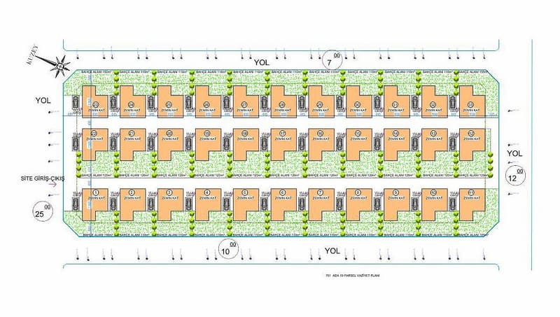 Vaziyet planı · 33 parsel